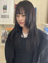 ビビ バイ マグ 岡谷店(bivi by Mag)&nbsp;艶髪ブリーチなしカラー◎ロング×レイヤーで透明感20代