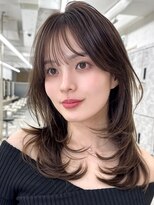 エジョン 三鷹店(Aejon)&nbsp;三鷹レイヤーカット韓国ダブルカラー顔周り前髪カットボブ