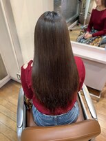 アクシス 栄店(`AXIS)&nbsp;森崎ワンホンレイヤー/ミルクティーブロンド/ダークブルー/栄