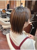 外ハネミディアムボブ