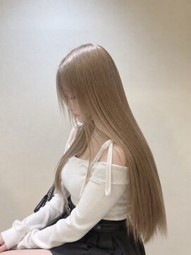 アッシュ 戸塚店(Ash) 戸塚美容室 ハイトーンミルクティーロング