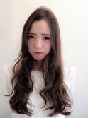 Nanpu アッシュベージュ×かきあげロング