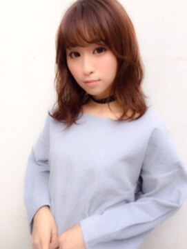 カシェ マエノヘタ(Cashe'e MAENOHETA) 重ためのやわらかロブ×ふんわりくせ感カール☆