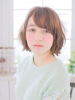 ナル 白山神社参道通り店(nalu)&nbsp;おろし流しの前髪が人気のボブスタイル