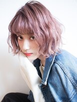 エイト 三軒茶屋店(EIGHT)&nbsp;【EIGHT new hair style】ミニボブ×ラベンダーピンクアッシュ