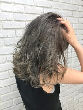 アジールヘア 東上野店(agir hair) ラベンダーグレージュカラー/ゆるふわウェーブ【上野/東上野】