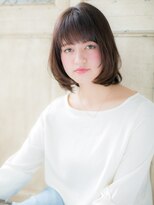 クオーレ ヘア アンジュ 水戸店(CUORE HAIR ange)&nbsp;*ange水戸*…クラシカルな黒髪前下がりワンカールスリークボブa