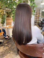 ネウィ ハウオリ 札幌駅前(newi hau'oli)&nbsp;大人かわいいくびれミディラベンダーインナーカラー