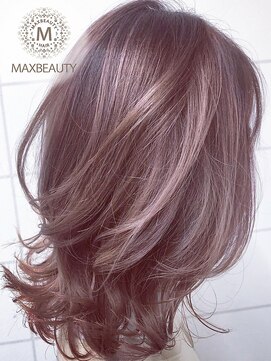 マックスビューティーギンザ(MAXBEAUTY GINZA)　 艶髪ハイトーンピンクベージュ【銀座/銀座駅】