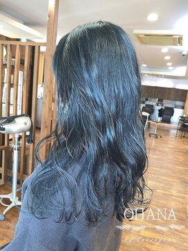 カルフール オハナ せんげん台西口店(Carrefour OHANA) 色落ちしても楽しめるネイビーブルー/ダブルカラー/韓国風