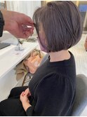 イルミナグレイ☆ショートボブ 40代
