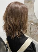 【低温デジタルパーマ×柔らかベージュ】
