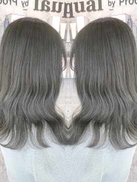 プレシャスバイプロデュース(precious by Produce) ツヤサラ髪×カーキグレー［町田/町田駅/町田店/町田駅前］