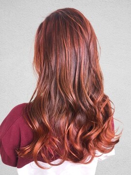 ヌール(Nuru) レッドベージュ/ハイライトレッドピンク