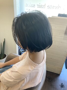ミュウ(Private hair salon Miu) 大人可愛いボブ