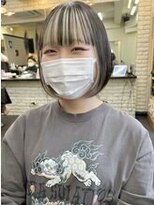 ヒート バイ アンカットラウンジ 渋谷(HEAT by UNCUT&LOUNGE)&nbsp;ブリーチ/インナーカラー/ケアブリーチ/ミルクティーベージュ