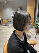ジャストビューティ ルフレ 金沢八景店(Just Beauty Rufure)&nbsp;ハイライト/ミニボブイメチェンヘア/金沢八景