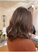 ミディアムレイヤー/レイヤーカット/銀座/アッシュブラウン