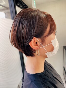 ヴォロ 佐賀(VoLo) 切りっぱなしボブ/美髪/ピンクブラウン[佐賀駅]