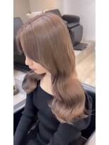 ワット 原宿店(W)&nbsp;無加工ミルクティーベージュヘーゼルカラー韓国原宿 #w38