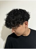 波巻きスパイラルマッシュ波巻きパーマメンズカット