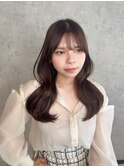 【王道人気】韓国風くびれヘア/レイヤーカット/シースルーバング