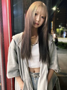 クペウ アエレ(cope'u aele) ボブ/ダブルカラー/ケアブリーチ/ブロンド/梅田/大阪