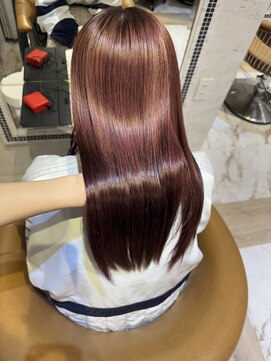 ロンドローズ 名古屋(Lond damaskRose) 顔周り ダブルカラー 名駅 ブリーチ 髪質改善 ボブ 韓国 874