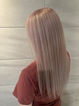 リー 京橋(Lee) 【Lee京橋】ロング×ピンクベージュ