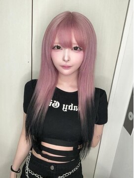 エクステtoあなたwa kawaiiをつくれる by モッズ ハウスダストちゃんstyle★ロングエクステ＃ラベンダーピンク