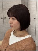 ミニウルフレイヤーカット顔周り前髪韓国ショートボブ/池袋