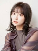 20代～50代☆上品くびれボブ☆ワンレングス/黒髪/前髪あり