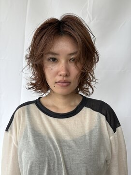 エクテ(ecouter) オレンジブラウン×ミディアムレイヤー