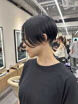 ロンドプロフィール 浦和(Lond profil)&nbsp;大人可愛い20代30代40代黒髪前下がりショートボブ丸みショート◎