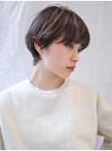 マッシュショート・ニュアンスパーマ・ショートヘア・銀座
