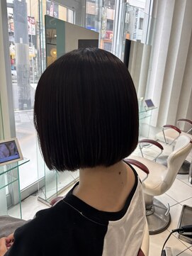 アース 新瑞橋店(HAIR&MAKE EARTH) ミニボブ×透明感カラー