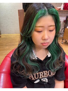 ヘアサロン アティリー(Hair Salon Attirer) 西梅田/ボブ/グレーベージュ/白髪ぼかし/ハイライト/ベージュ