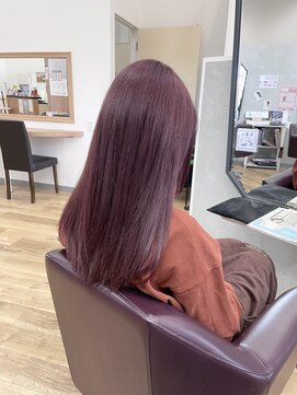 キセイ イオンモール新利府北館店(KISEI) 【ブリーチなしダブルカラー】ピンクベージュ