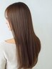 【髪質リメイク】カット+美髪ストレート+髪質改善トリートメント￥21000