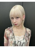 ホワイトブロンド/ケアブリーチ/ブリーチカラー/神宮前/表参道