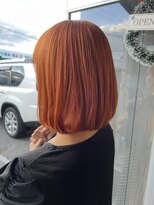 レンネ(Renee) 色気ボブ×シャイニーオレンジ