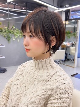 《阪神西宮駅1分☆》実力派stylistが手掛けるハイレベルな小顔魅せカットに感動！韓国風ヘアも◎