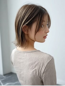 レリーリズ 大阪梅田(Rely Liz) 透明感ベージュボブ