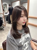 シャルム 溝の口店(charme)&nbsp;ワンホンレイヤーニュアンスウルフダークブルー