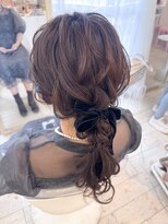 ヘアメイクアンドセットサロン リッコ(Hair make&set salon Ricco)&nbsp;【梅田ヘアセット】ゆるふわ編み下ろし