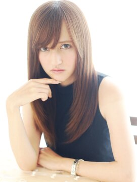 クライブヘアー 佐倉店(CRiB hair) 外国人風グラデーションカラー厚めバングで大人可愛いい