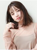 【K-two青山】暗髪×シースルーオシャレ度アップ大人ミディアム
