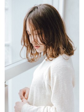 フィルムス 新宿(FILMS) 暗めカラー/レイヤーカット/くすみベージュ/ボブ/新宿