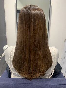 アルコイリスバイドールヘアー(ARCOIRIS by Dollhair) ダークアッシュストカール暖色系カラーグラボブ都島髪質改善大阪