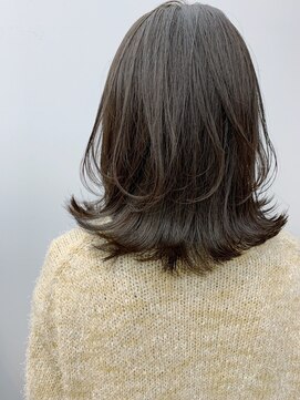 ナンバー ユアイロ 川崎(N° uairo) 大人かわいいエギョモリ ミルクティーブラウン ひし形シルエット